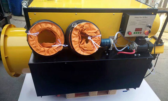 मोबाइल अपशिष्ट मोटर तेल हीटर, KVH 5000 विमान इंजन हीटर 80-120 Kw