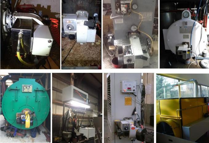 पोर्टेबल 6-8 L / H प्रयुक्त अपशिष्ट तेल बर्नर, गैरेज तेल बर्नर आसान रखरखाव 0